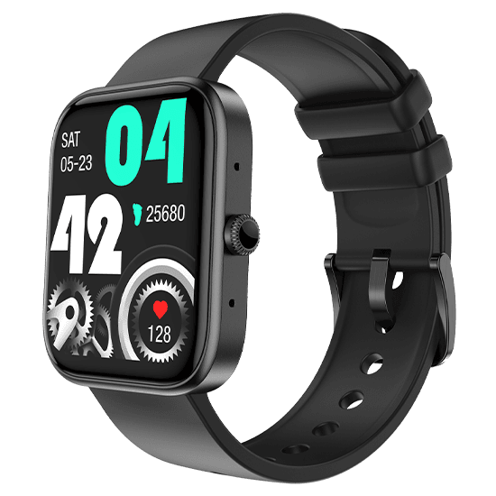 "Smartwatch with a sleek design, featuring a digital display, fitness tracking, and smart notifications."