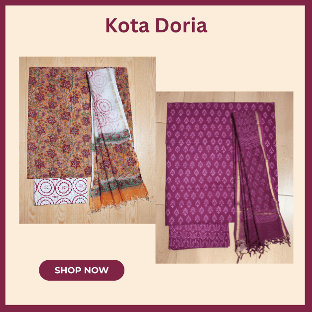 Kota Doria Dress Material