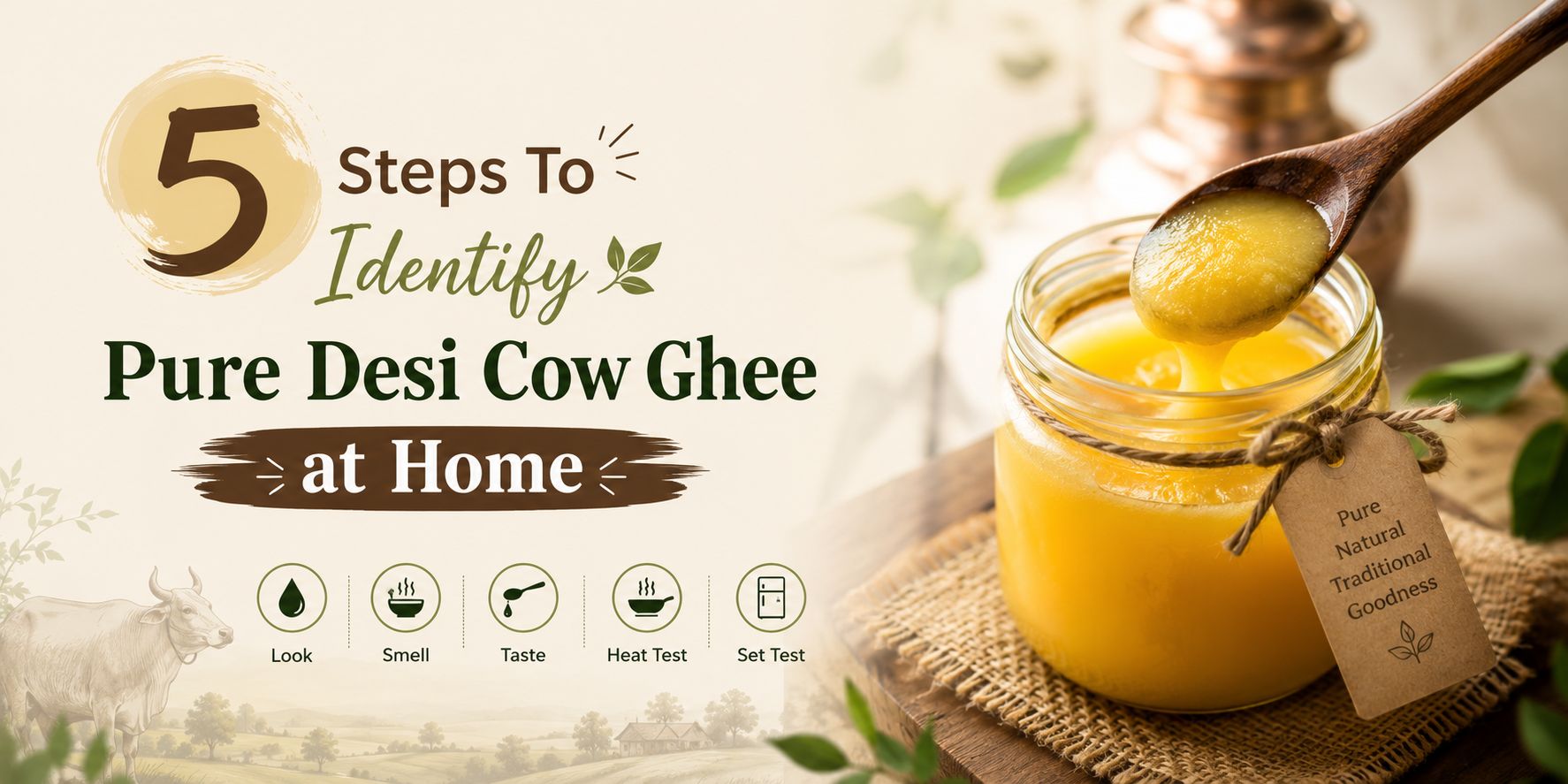 How to Identify Pure Desi Cow Ghee How to Identify Pure Desi Cow Ghee