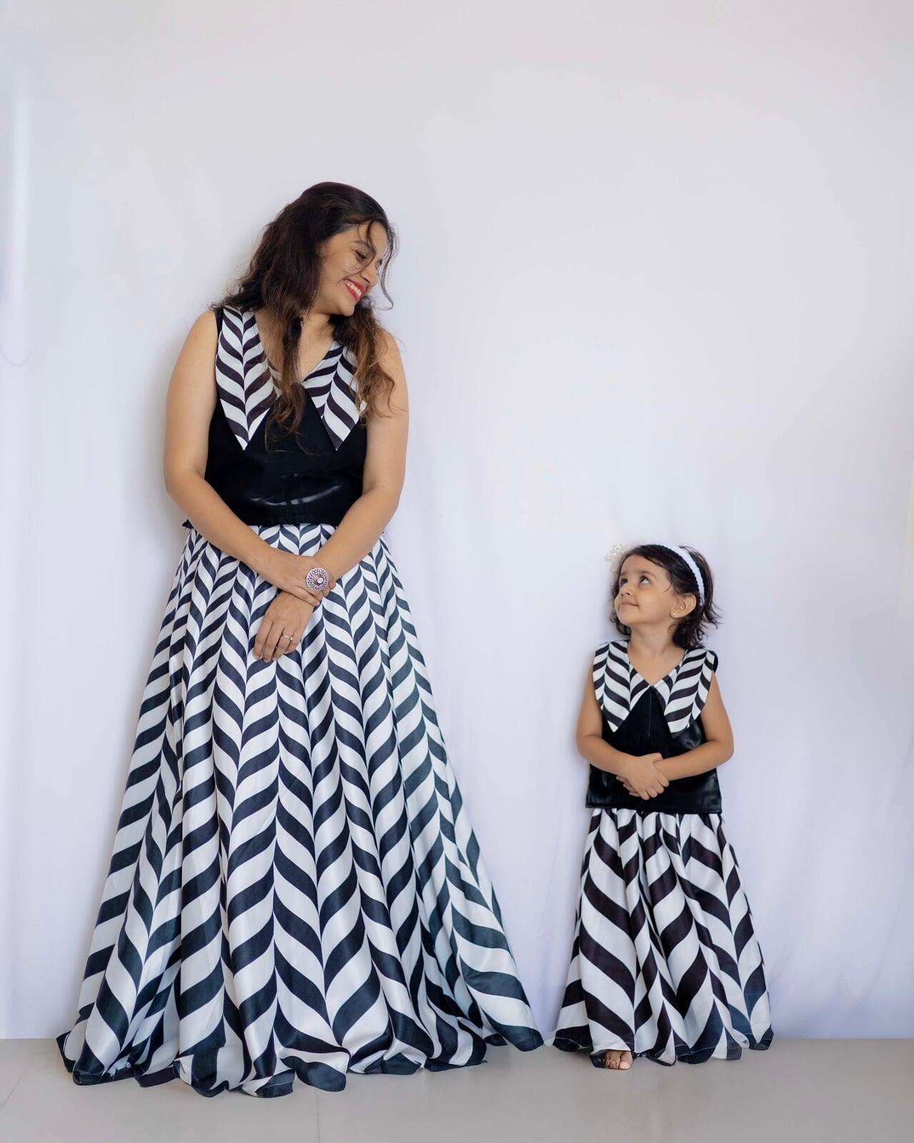 Mother Daughter Matching Dress & Girls Dresses