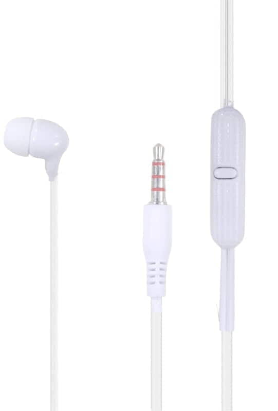 "Champion CHAMP 402 Wired In-Ear Earphones with Mic, offering clear sound and hands-free calling."