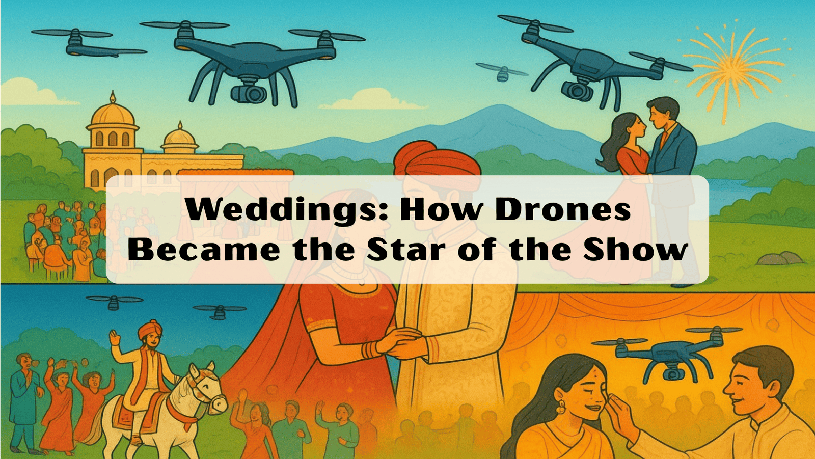 Drones used in Weddings Drones used in Weddings