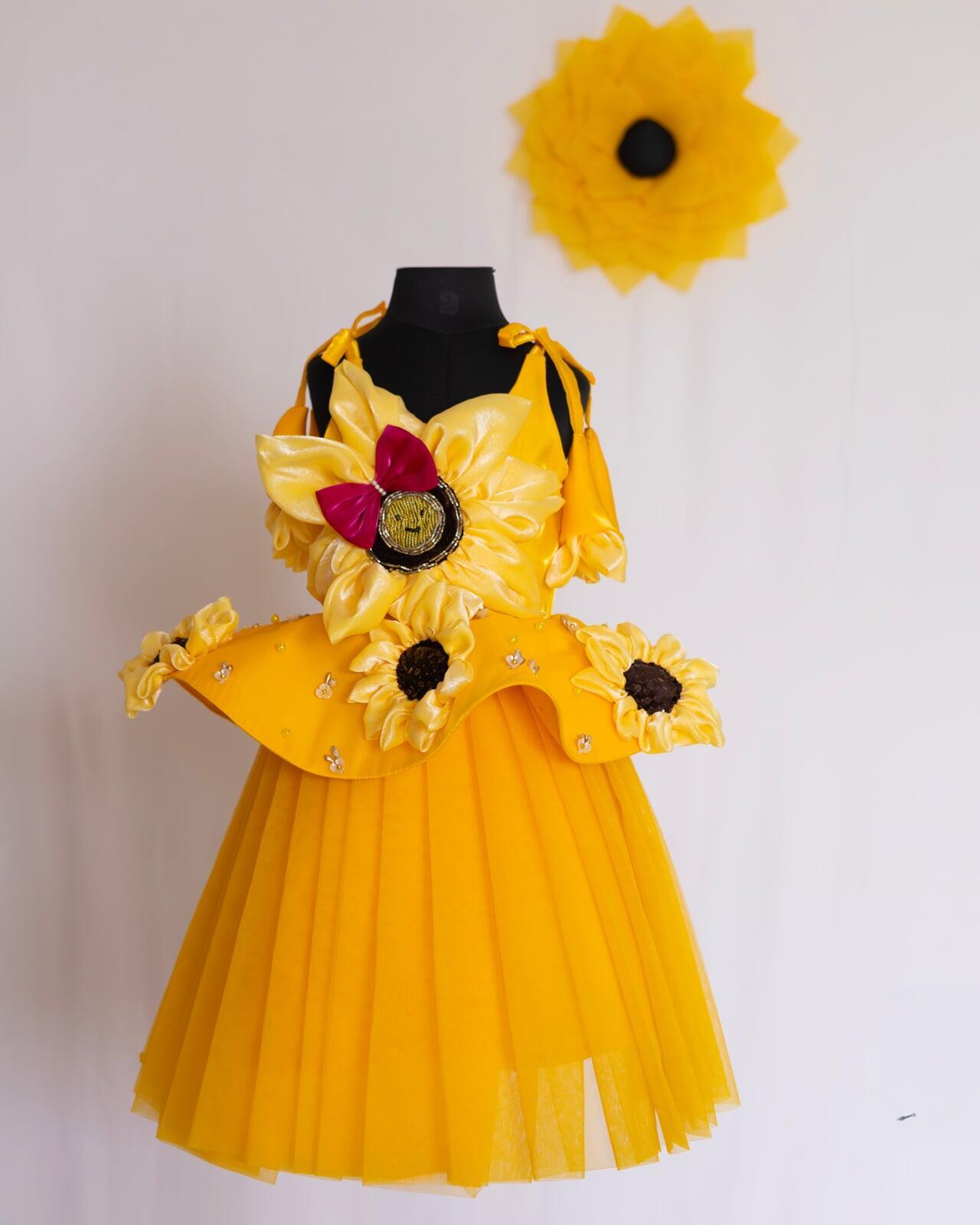 Designer Dresses & Princess Dress in Yelow