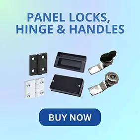 Durable Panel Locks, Hinges, and Handles for Electrical Enclosures and Industrial Cabinets