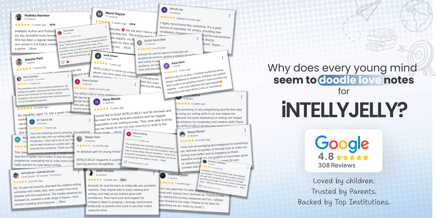 Why does every young mind seem to doodle love notes for iNTELLYJELLY? Why does every young mind seem to doodle love notes for iNTELLYJELLY?