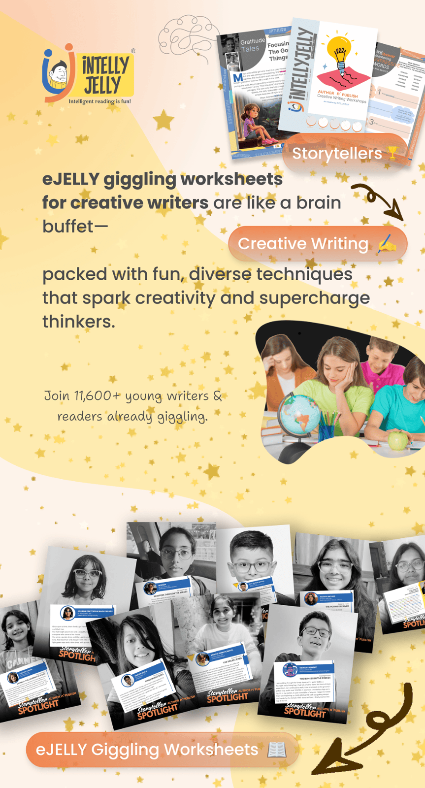 Join 11,600+ young writers & readers already giggling. Join 11,600+ young writers & readers already giggling.