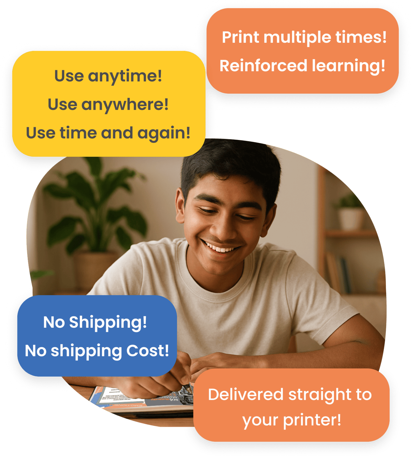 Use anytime! Use anywhere! Use time and again!