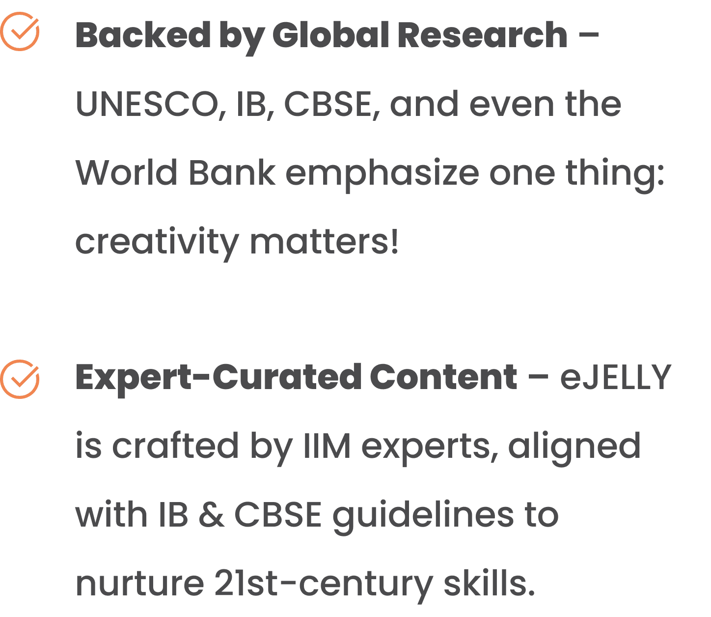 Backed by Global Research, Expert-Curated Content