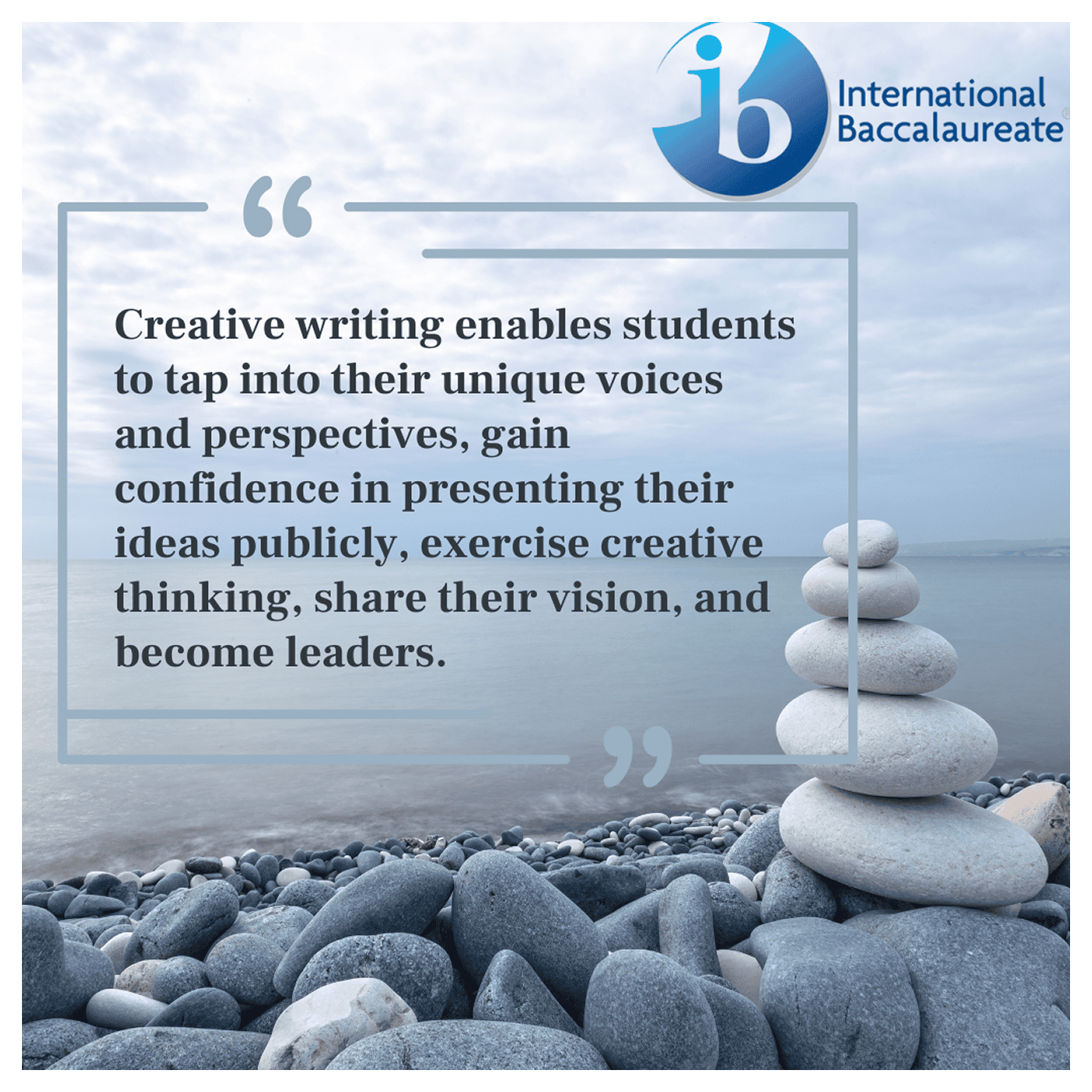 Creative Writing enables students to tap into their unique voice and perspectives, gain confidence in presenting their ideas publicly.