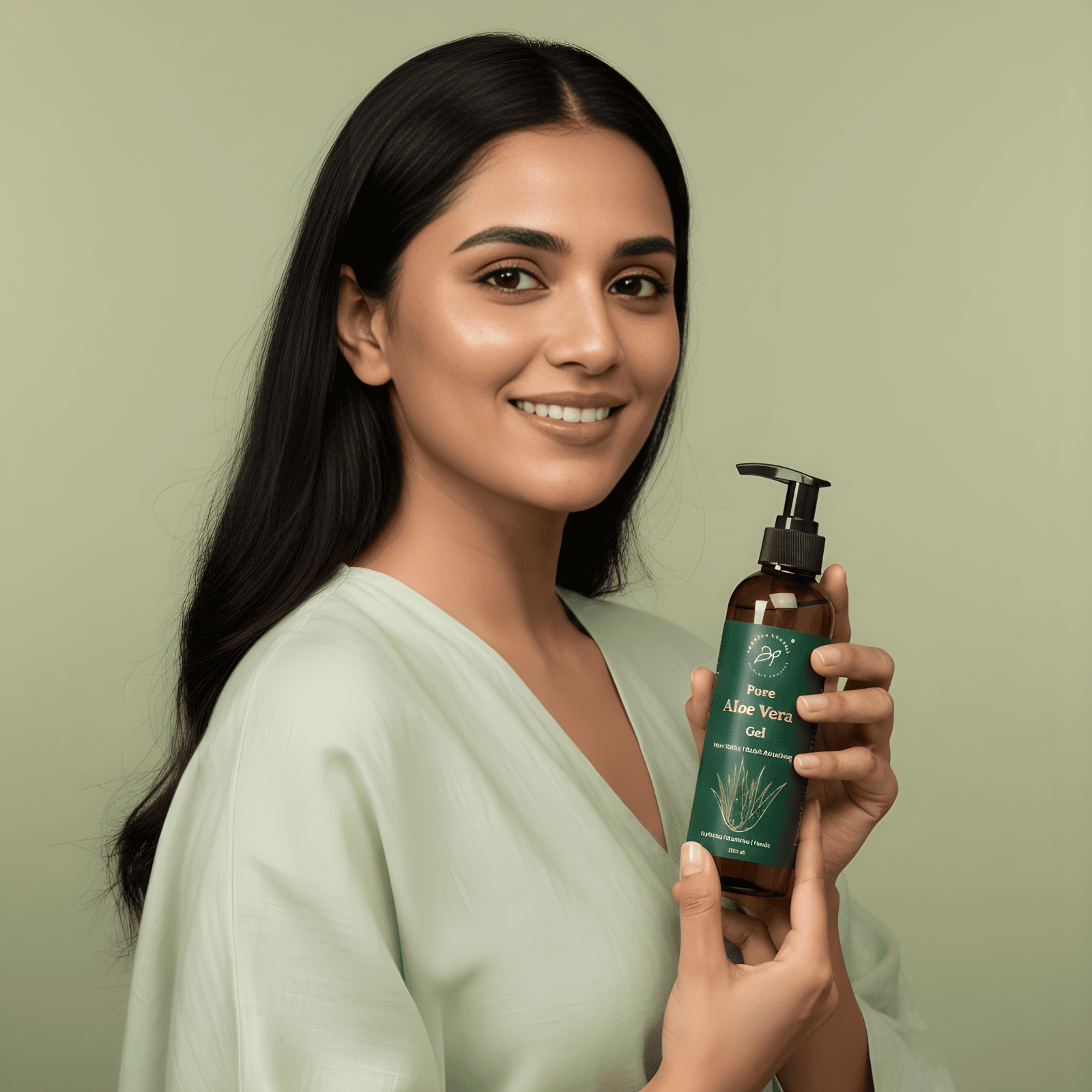  Aloe vera gel for acne, sunburn relief, and glowing skin by Akathiya Natural