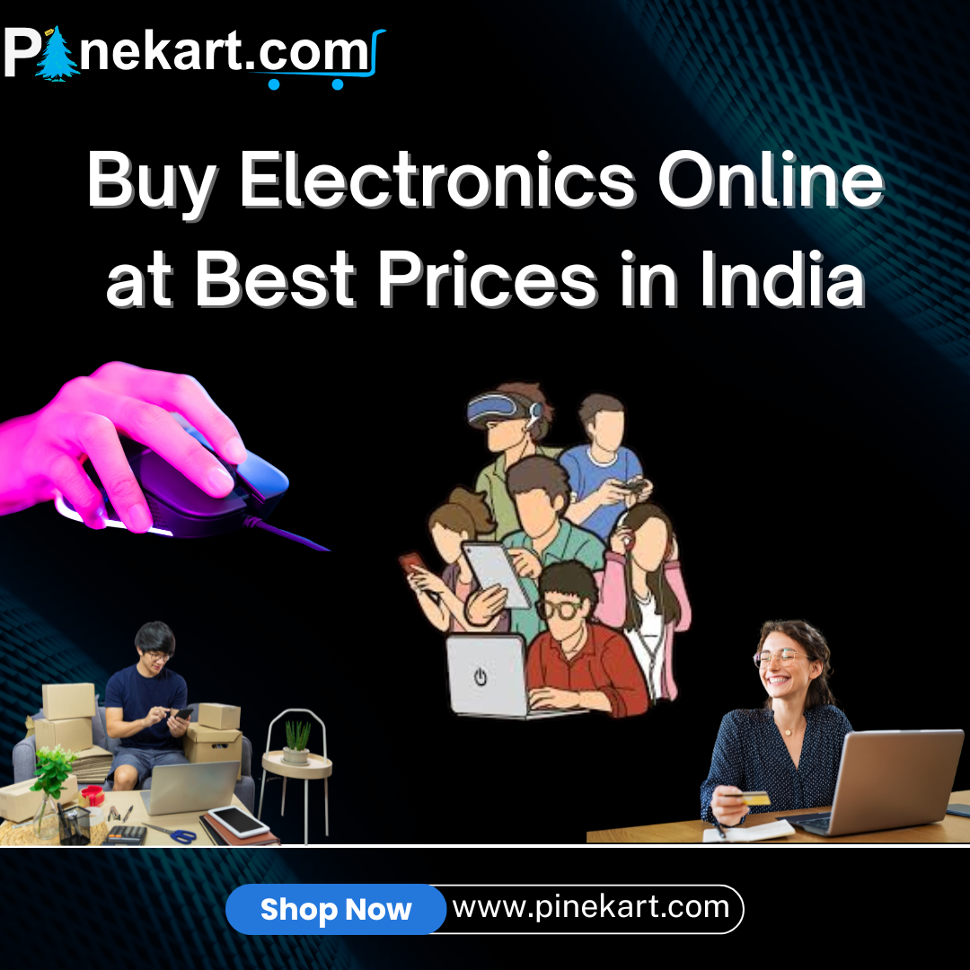 "A person shopping for electronics online on a laptop, browsing best deals on smartphones, laptops, and appliances in India." "A person shopping for electronics online on a laptop, browsing best deals on smartphones, laptops, and appliances in India."