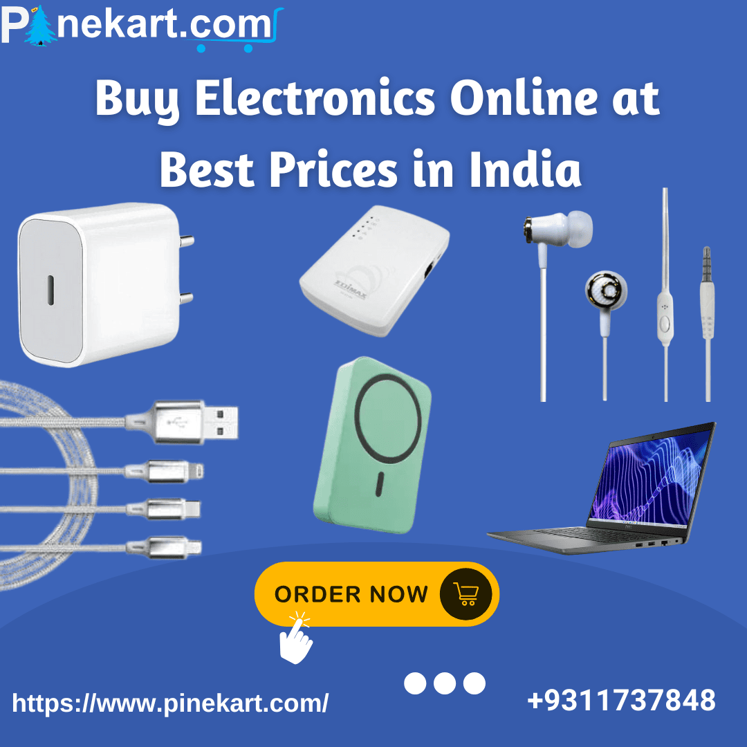 "Buy electronics online at best prices in India – Shop smartphones, laptops, gadgets, and accessories with great deals and fast delivery."