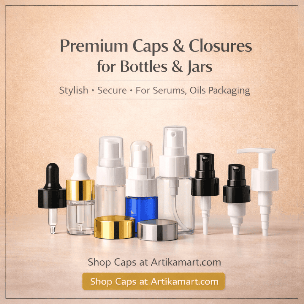 Plastic and Metal Caps