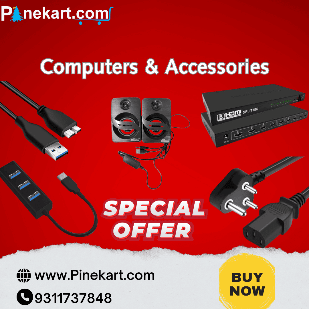 "A variety of essential computer accessories, including a keyboard, mouse, headphones, external hard drive, and monitor, neatly arranged on a workstation." "A variety of essential computer accessories, including a keyboard, mouse, headphones, external hard drive, and monitor, neatly arranged on a workstation."