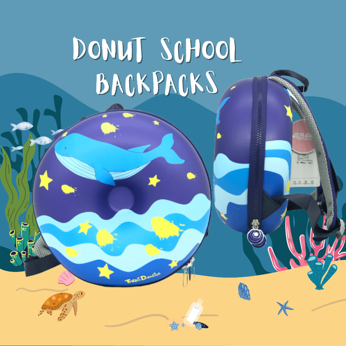 Donut Water Proof School Backpacks Donut Water Proof School Backpacks