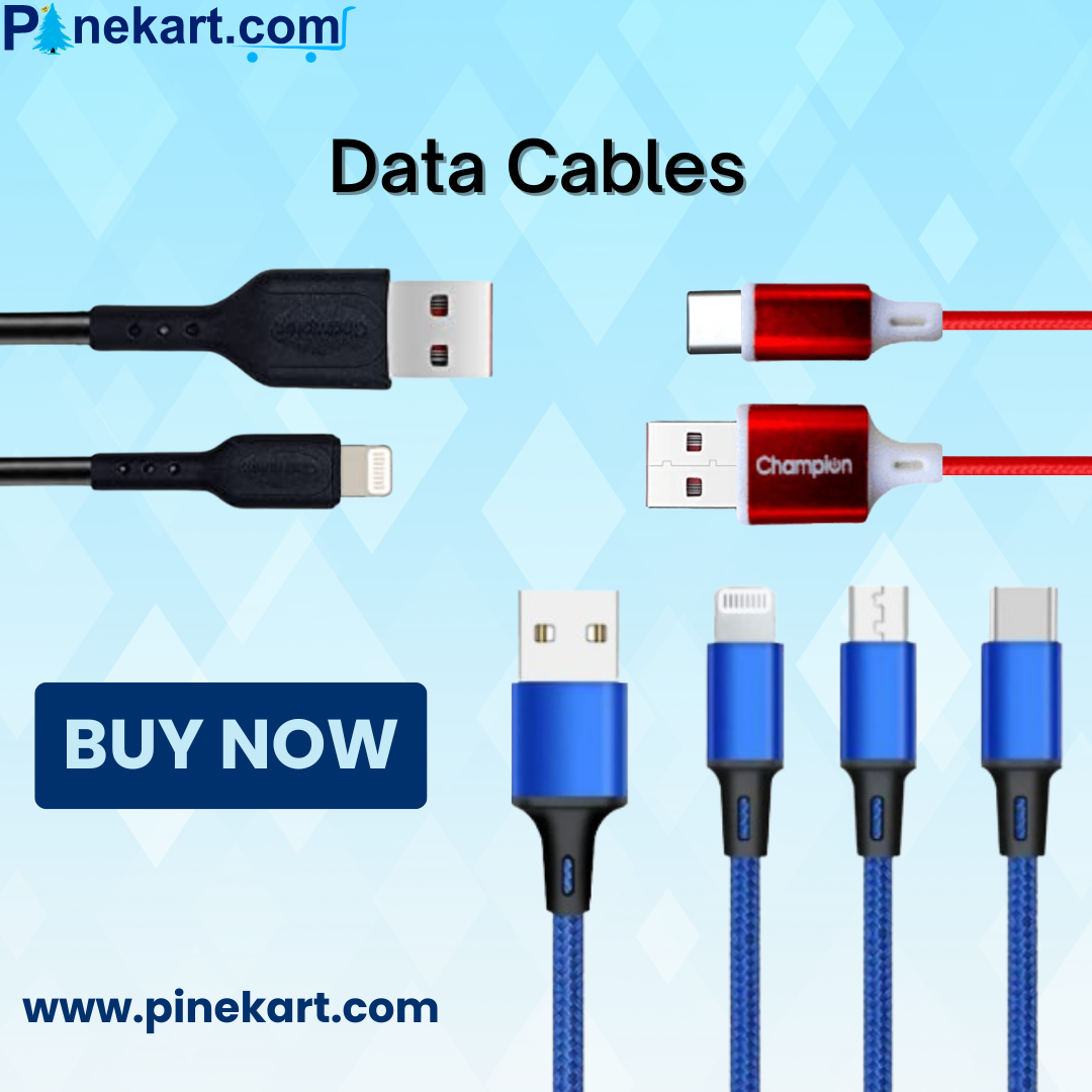 "Different types of data cables with device compatibility labels." "Different types of data cables with device compatibility labels."