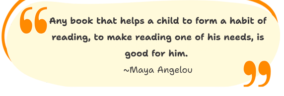 Quote by Maya Angelou: Any book that helps a child develop a love for reading is good for them. Quote by Maya Angelou: Any book that helps a child develop a love for reading is good for them.