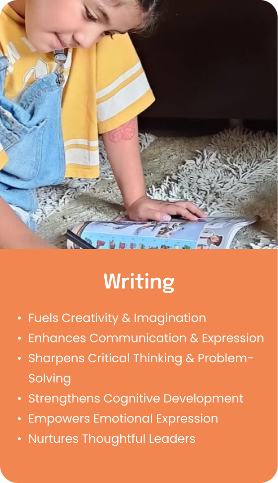 Writing boosts creativity, thinking, communication, emotional growth, and leadership skills