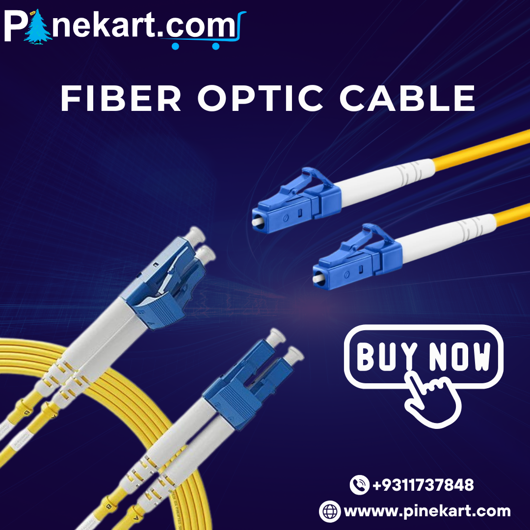 Fiber optic cable with glowing light strands for high-speed data. Fiber optic cable with glowing light strands for high-speed data.