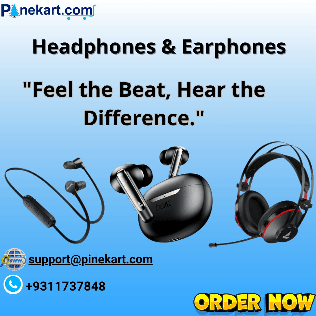 A pair of stylish wireless headphones and compact earphones placed on a wooden table, showcasing modern audio gear designed for music, gaming, and daily use. A pair of stylish wireless headphones and compact earphones placed on a wooden table, showcasing modern audio gear designed for music, gaming, and daily use.