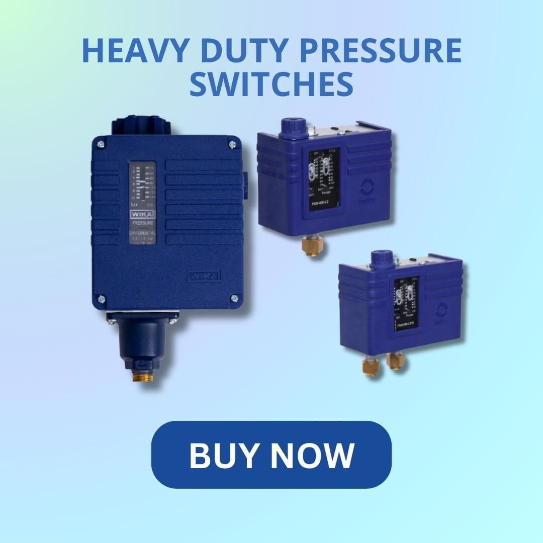 Heavy Duty Pressure Switches Indfos