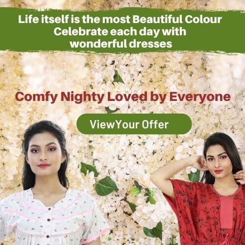 Parijaths Cotton Nighty Maxi Kaftan Parijaths Cotton Nighty Maxi Kaftan