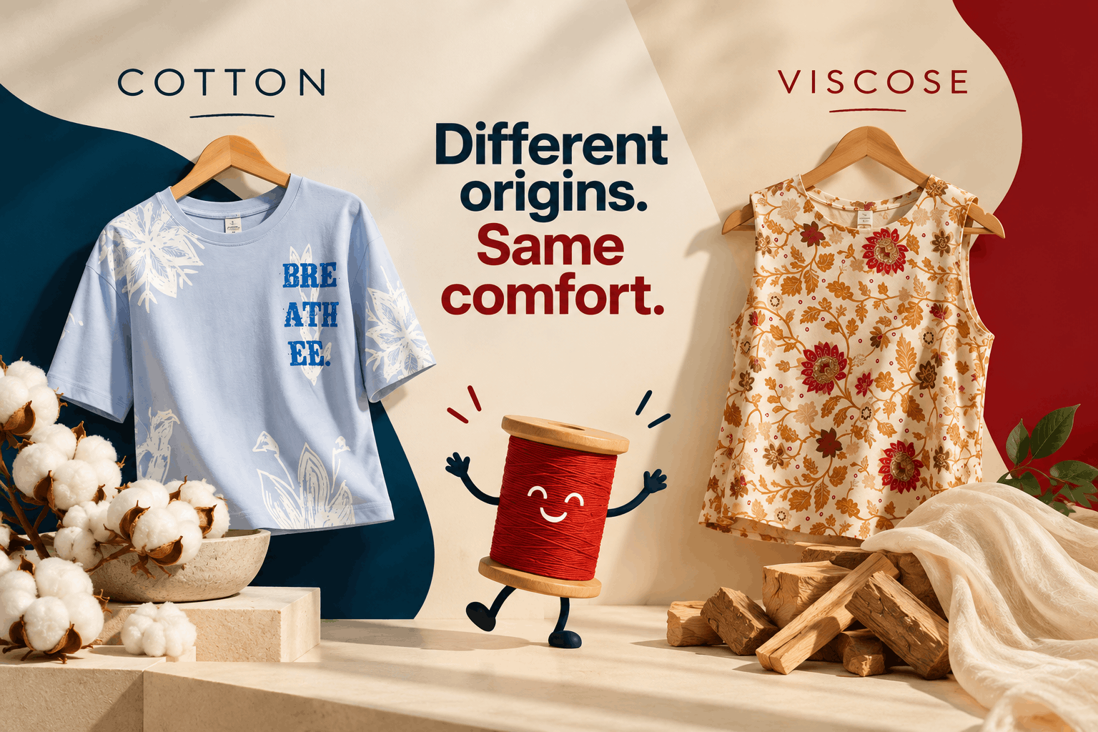 Cotton or Viscose Cotton or Viscose