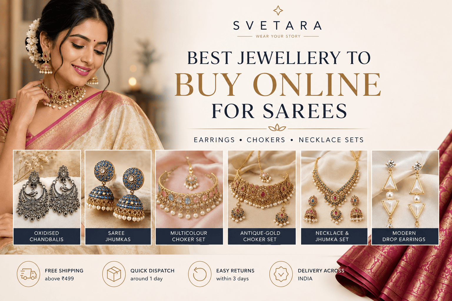 Jewellery and Saree Styling 