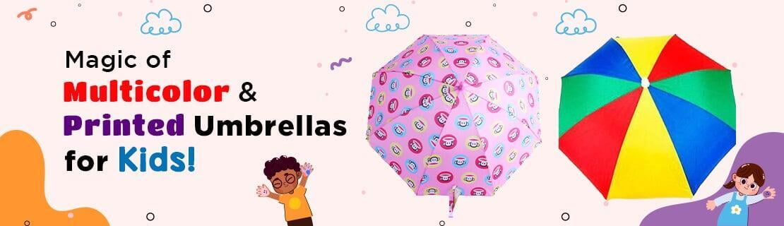 kids multi color rainbow and kids printed umbrella collection by sky umbrella india kids multi color rainbow and kids printed umbrella collection by sky umbrella india