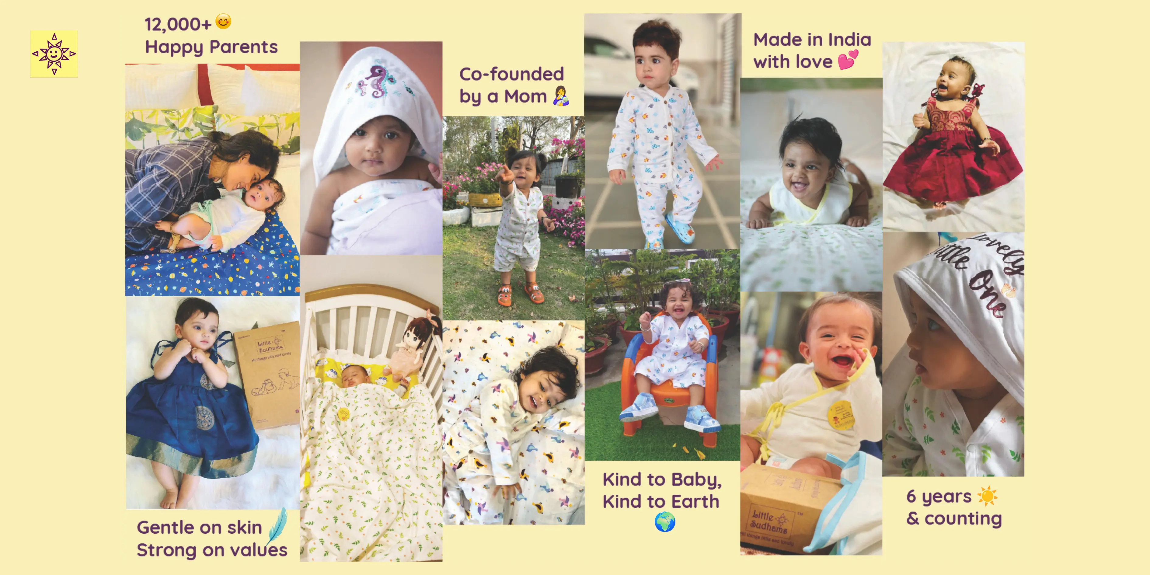 Little Sudhams is a baby brand from India that crafts new born baby essentials with love and care since 2019