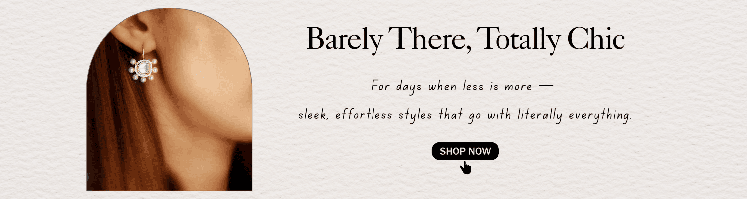 shaalin Jewellery Minimal Earrings 