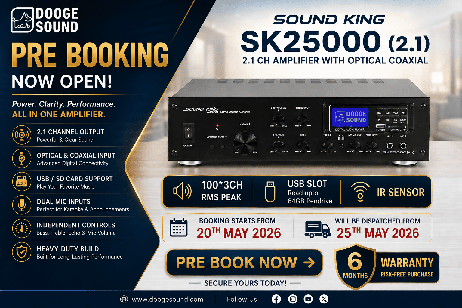 https://www.doogesound.com/products/sound-king-sk25000-2-1-ch-amplifier-with-optical-coaxial/692967000004310025 https://www.doogesound.com/products/sound-king-sk25000-2-1-ch-amplifier-with-optical-coaxial/692967000004310025