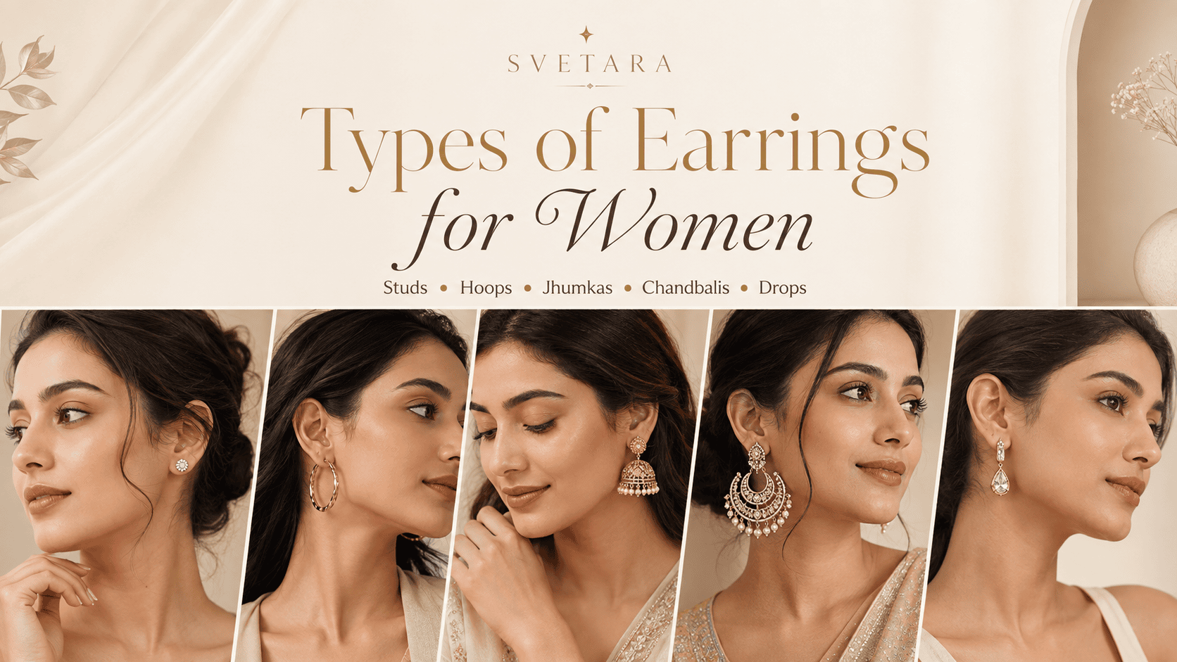 SVETARA Types of Earrings for Women