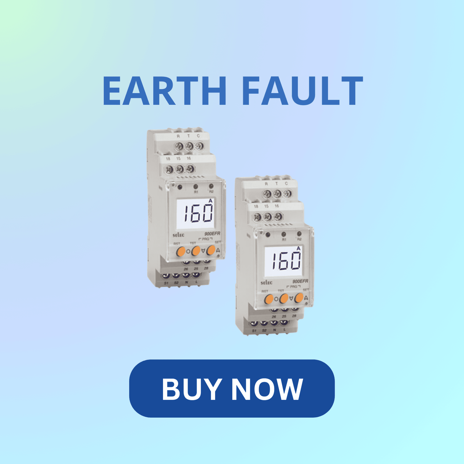 Selec earth fault relay for detecting and protecting against ground fault conditions in electrical systems Selec earth fault relay for detecting and protecting against ground fault conditions in electrical systems