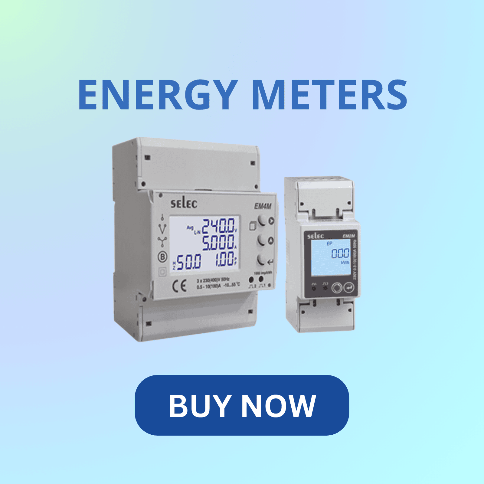 Selec energy meter for accurate power consumption measurement and monitoring Selec energy meter for accurate power consumption measurement and monitoring