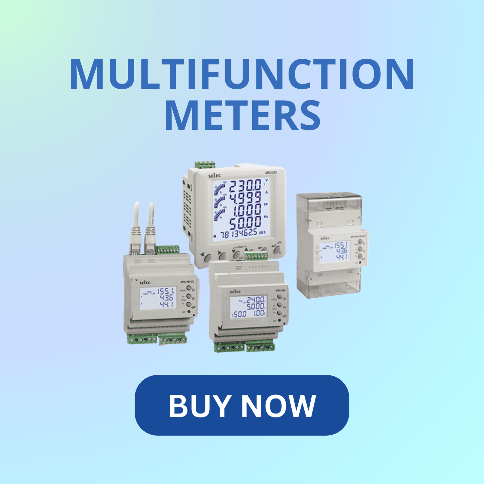 Selec multifunction meter for comprehensive electrical parameter monitoring Selec multifunction meter for comprehensive electrical parameter monitoring