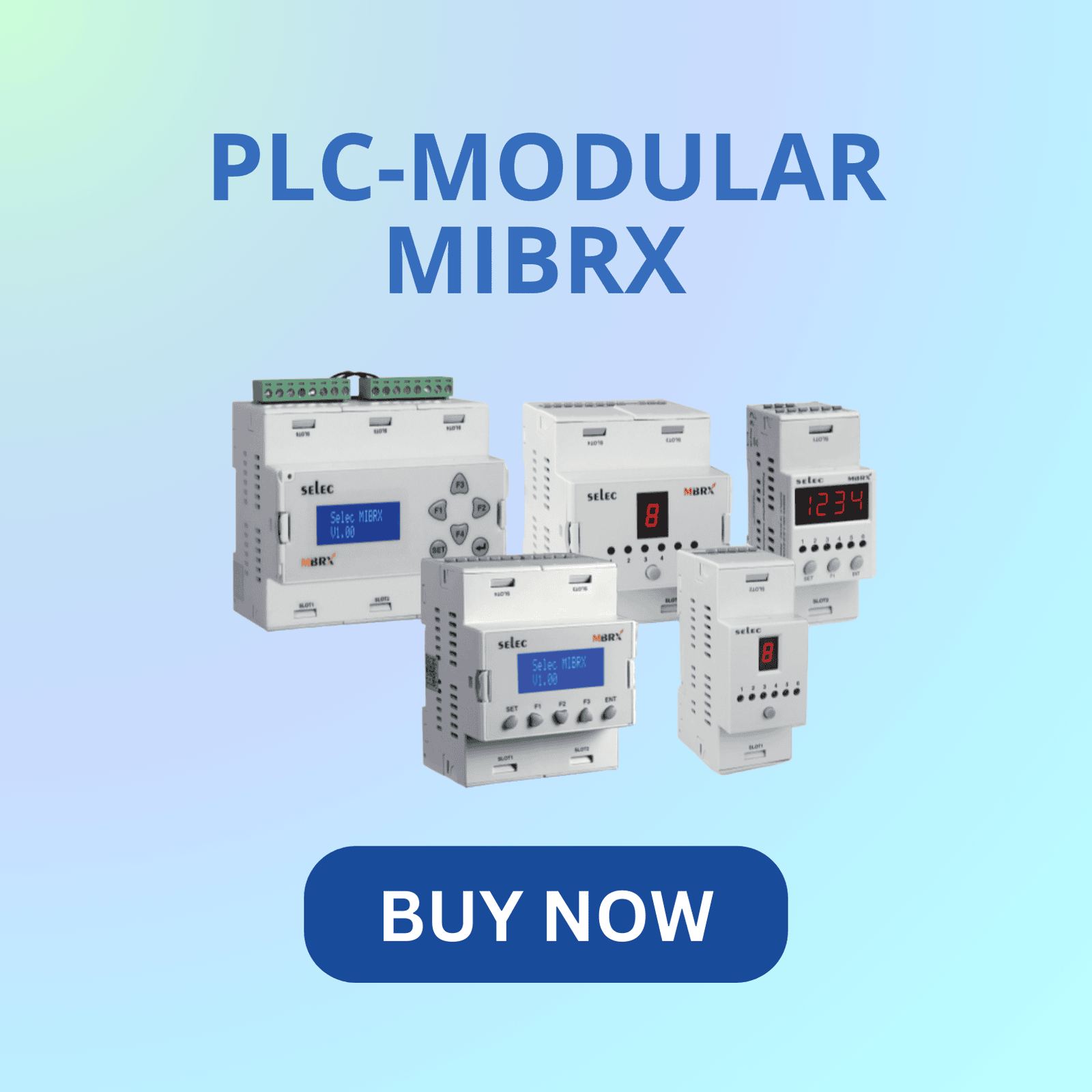 Selec PLC modular MIBRx for flexible automation and process control in industrial applications Selec PLC modular MIBRx for flexible automation and process control in industrial applications