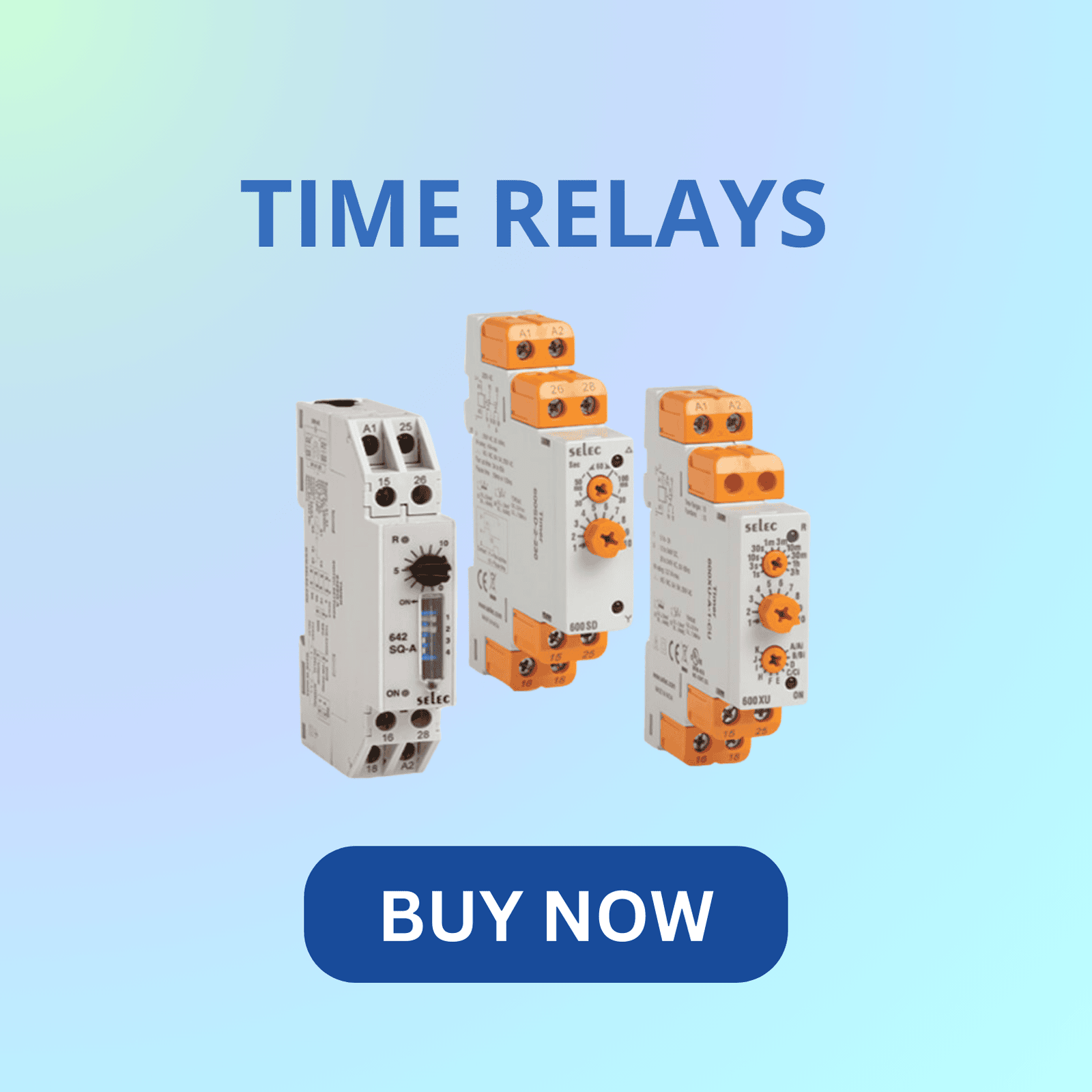 Selec time relay for precise time-based control in automation and electrical circuits Selec time relay for precise time-based control in automation and electrical circuits
