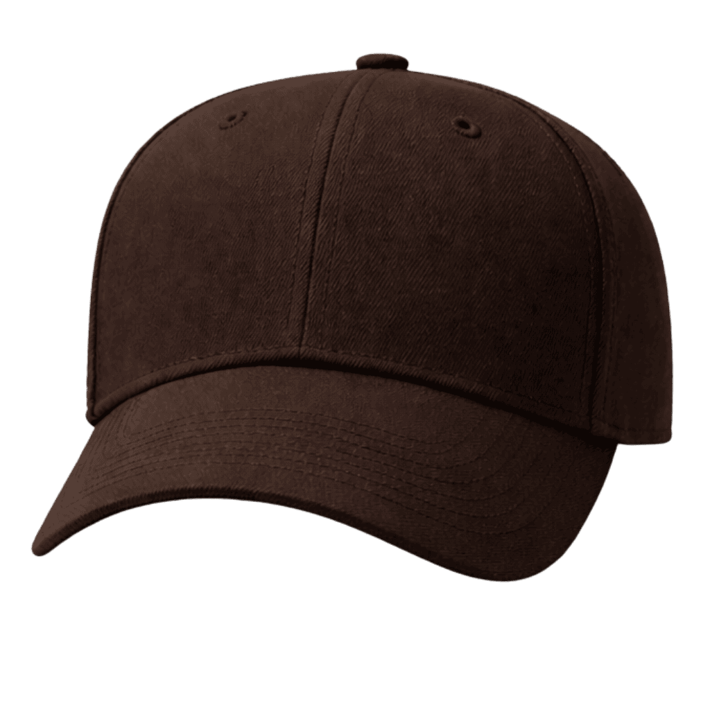 Coffee Brown Plain Cap
