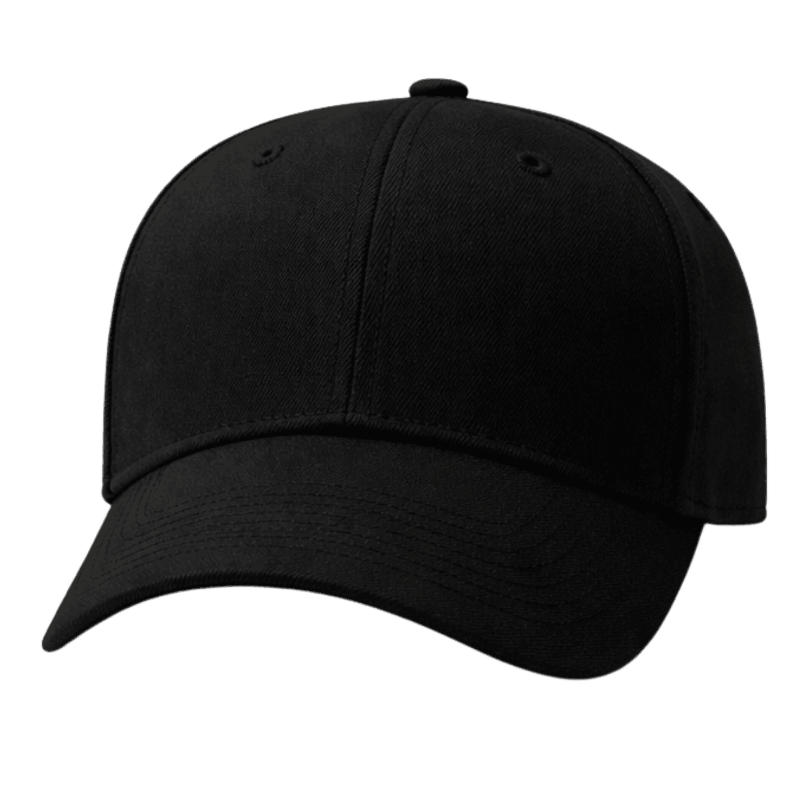 Black Plain Cap Black Plain Cap