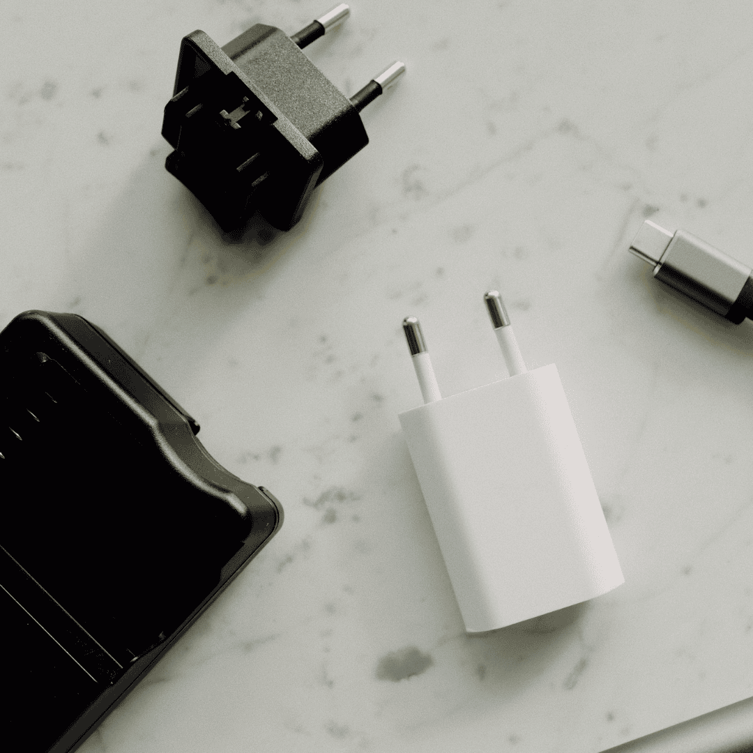 "Wireless charger with a sleek design, providing convenient, cable-free charging for smartphones and other devices."