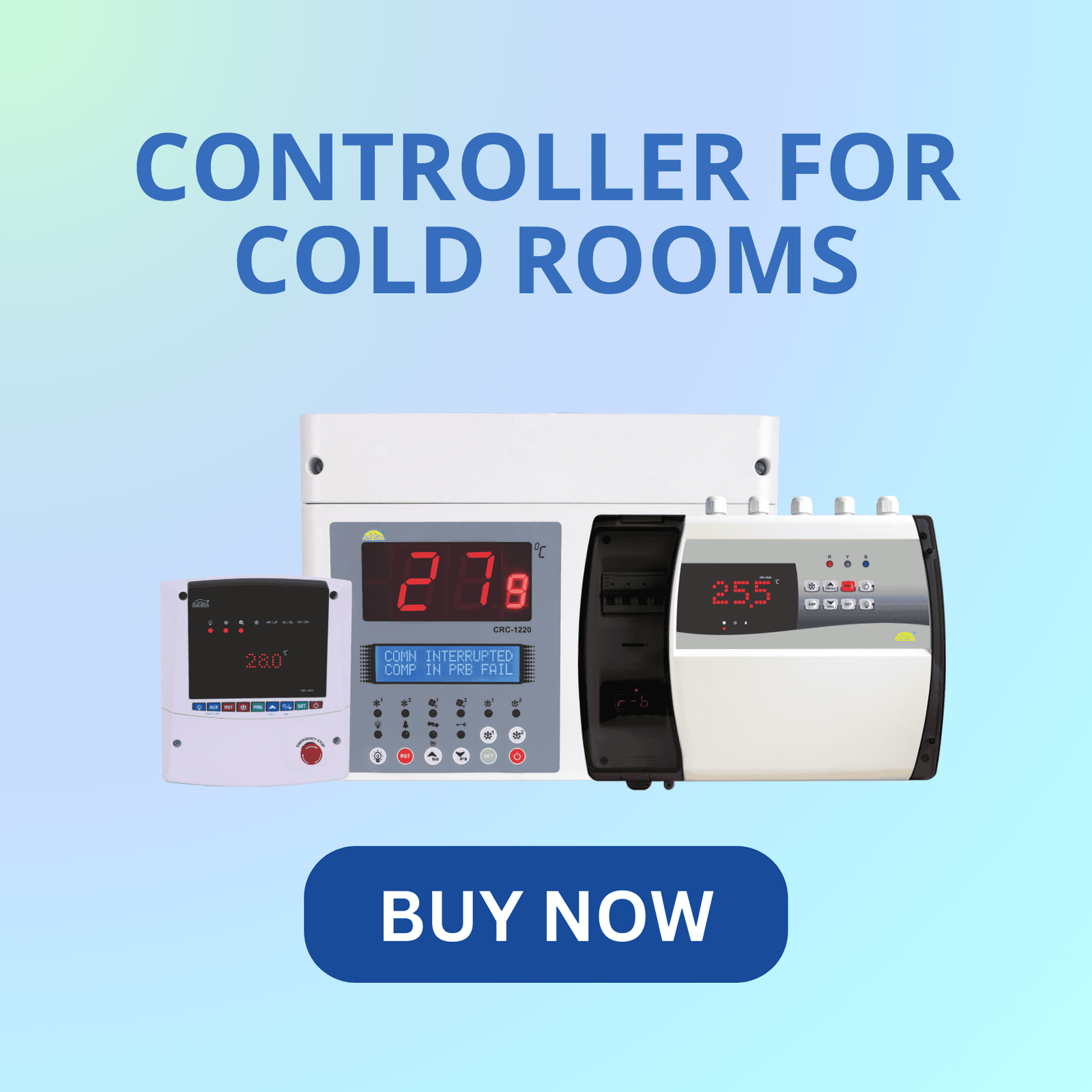 Subzero cold room controller for precise temperature management Subzero cold room controller for precise temperature management