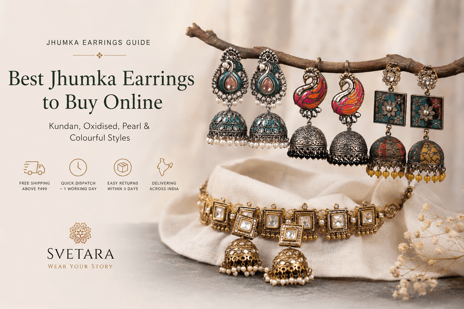 Svetara Best Jhumka Earrings Guide