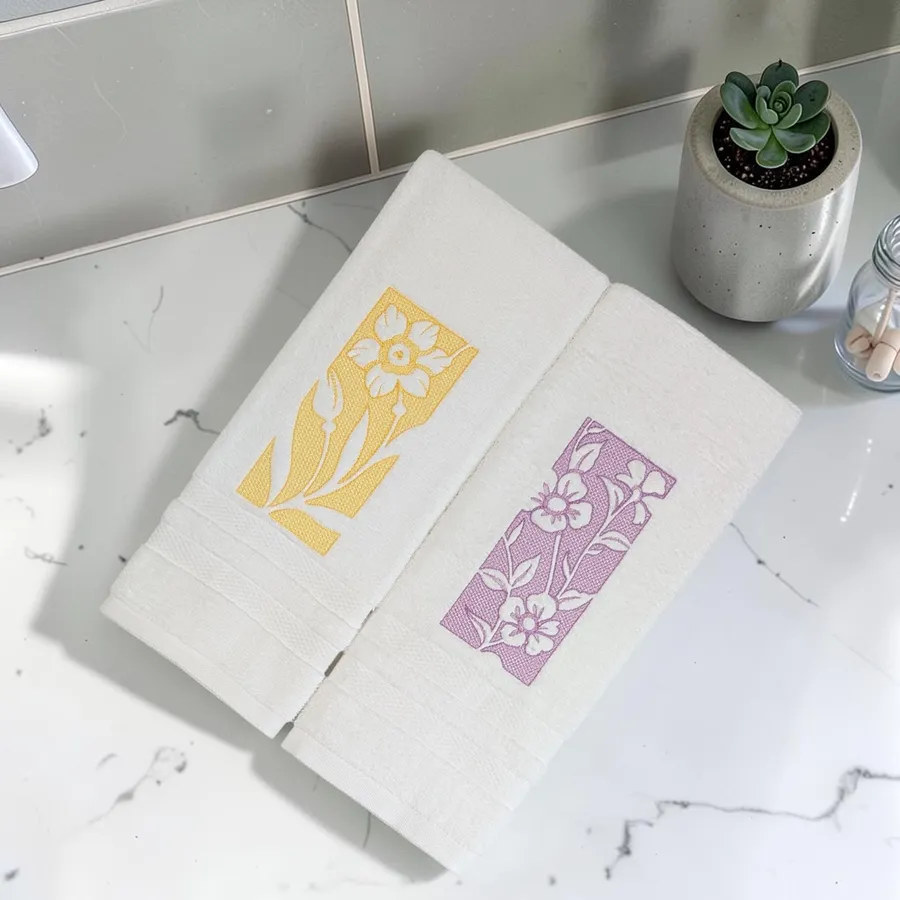 Embroidered Hand Towels