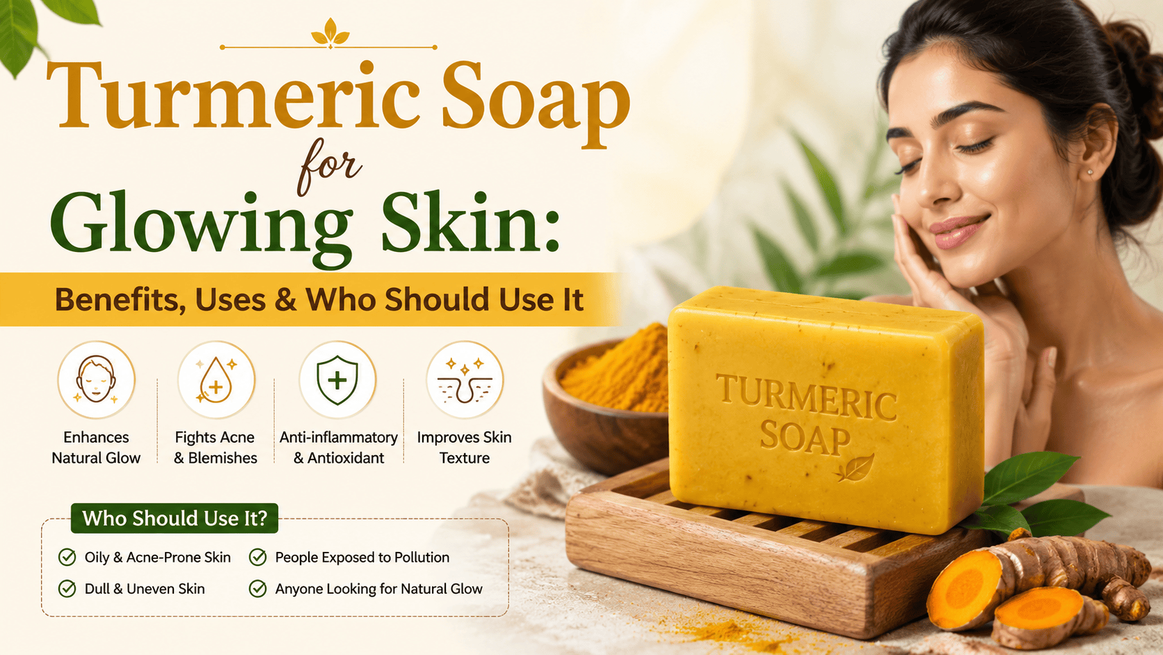 Turmeric Soap for Glowing Skin