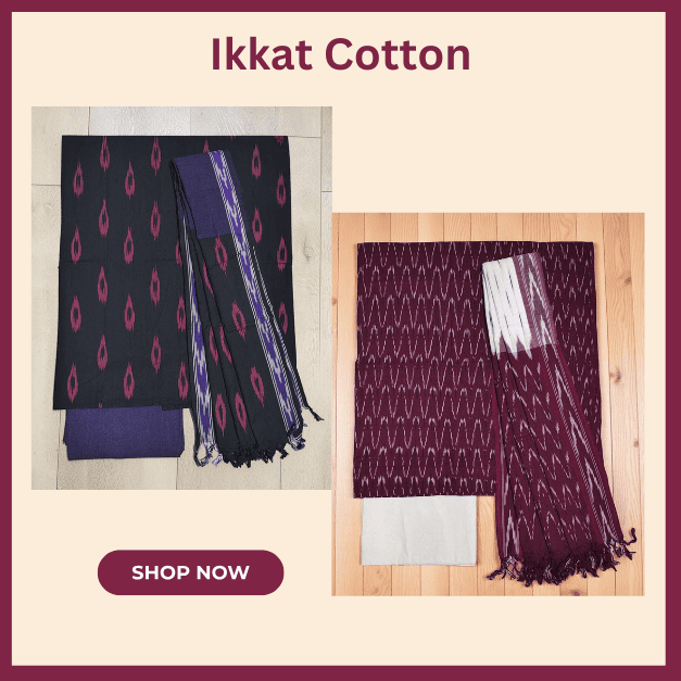 Ikkat Dress Material