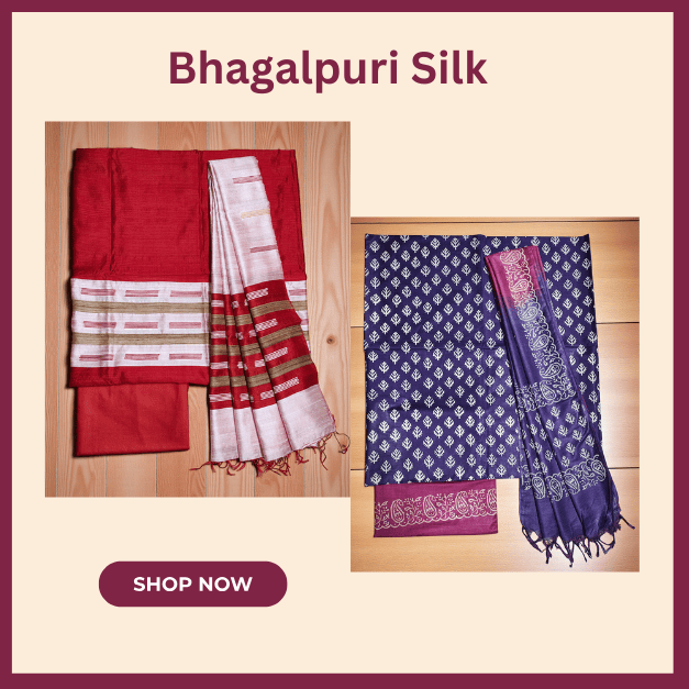 Bhagalpuri Silk Suit Set Bhagalpuri Silk Suit Set