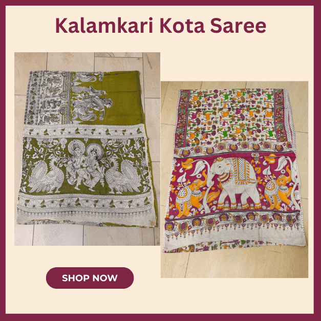 Kalamkari Kota Saree