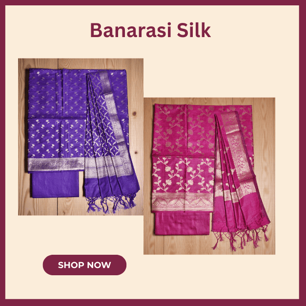 Banarasi Silk Dress Material