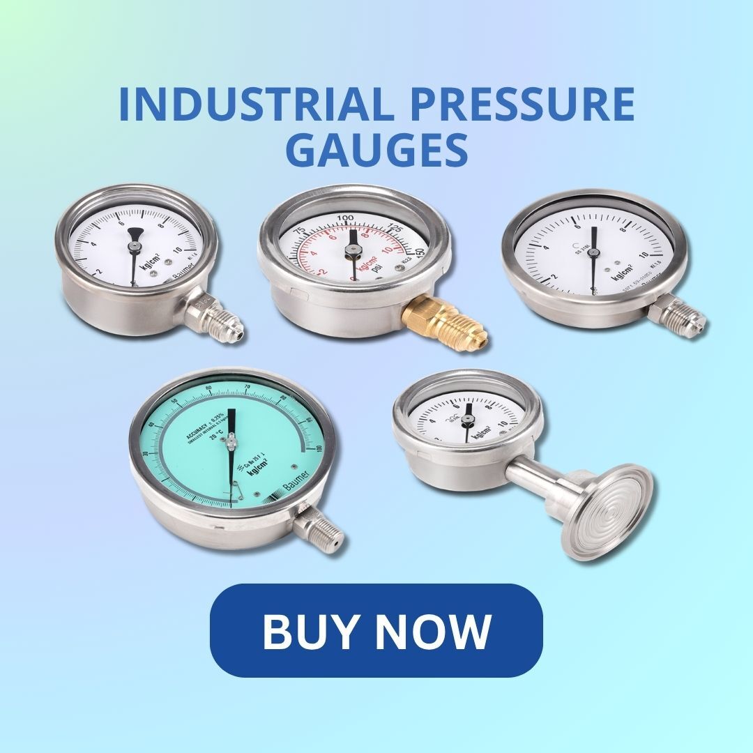 Baumer Industral pressure gauges